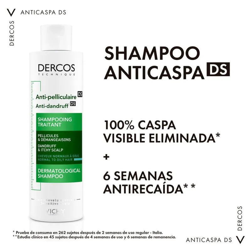 DERCOS ANTI-CASPA SHAMPOO NORMAL/GRASA *200ML