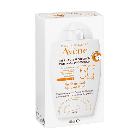 AVENE SOLAR LB FLUIDO MINERAL 50+ *40ML
