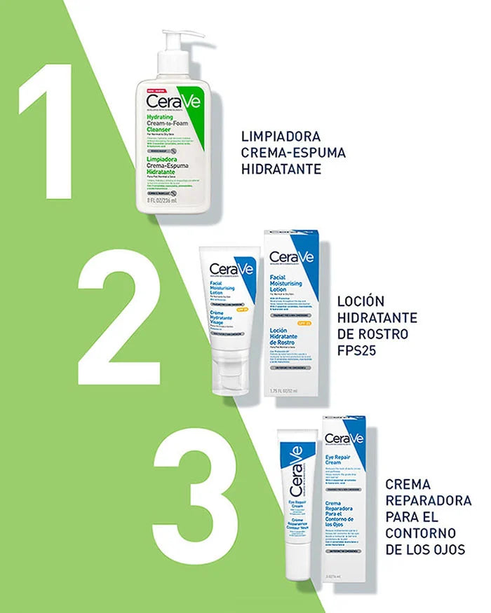 CERAVE LIMPIADOR CREMA ESPUMA *236ML