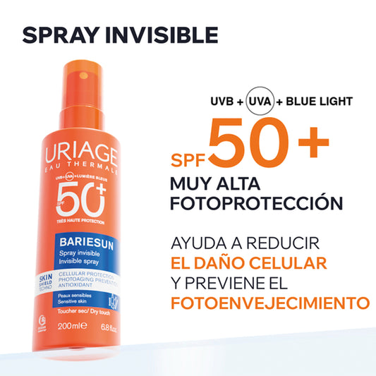 URIAGE BARIESUN SPRAY SPF50 INVISIBLE *200ML