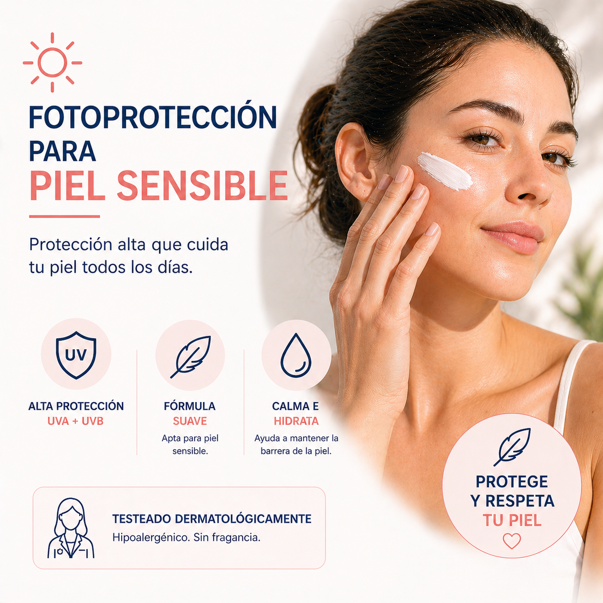 Fotoprotección piel sensible