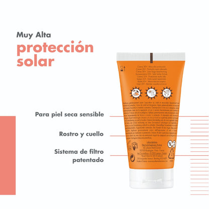AVENE SOLAR CREMA 50+ *50ML