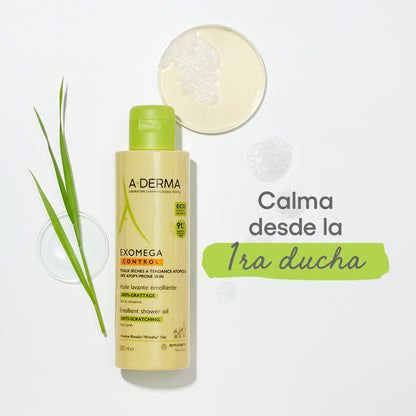A-DERMA EXOMEGA ACEITE DE DUCHA BAÑO CORPORAL *500ML