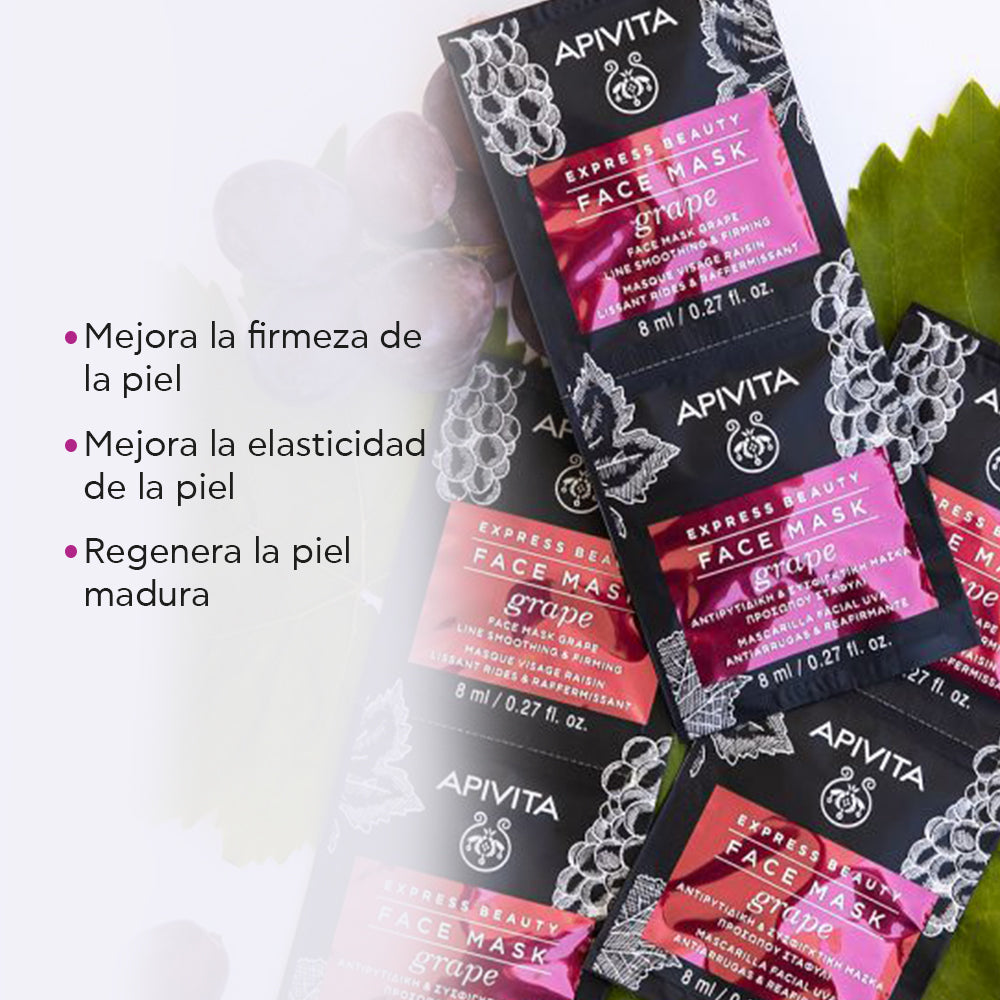 APIVITA FACE MASK - GRAPE *2 SOBRES