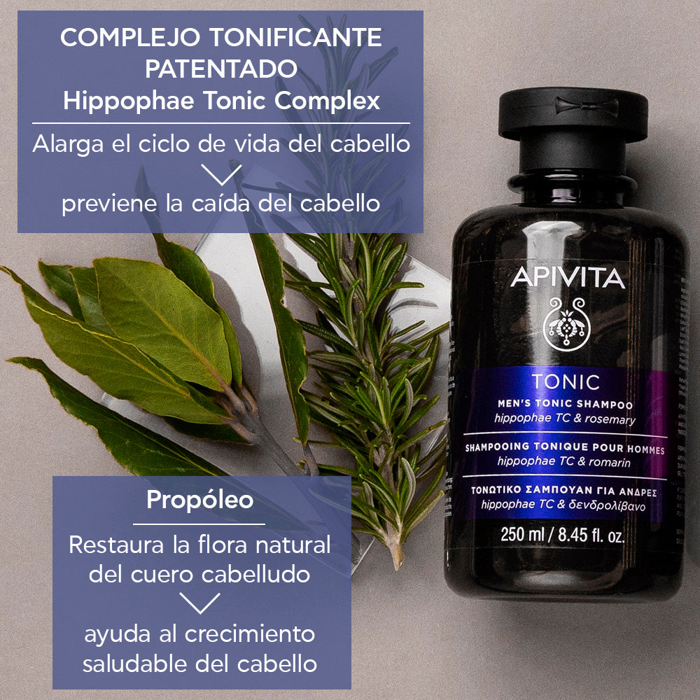 APIVITA MEN’S TONIC SHAMPOO - ANTICAÍDA 250 ML