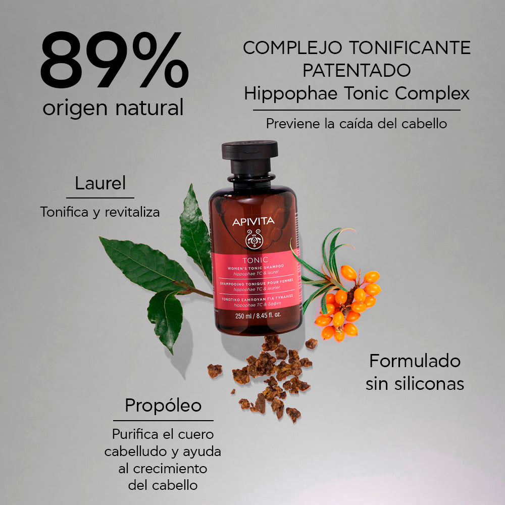 APIVITA WOMEN’S TONIC SHAMPOO - ANTICAÍDA 250ML