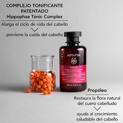 APIVITA WOMEN’S TONIC SHAMPOO - ANTICAÍDA 250ML