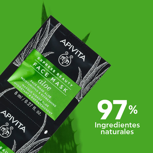 APIVITA FACE MASK - ALOE *2 SOBRES