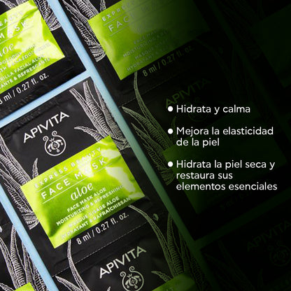 APIVITA FACE MASK - ALOE *2 SOBRES