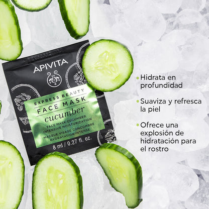 APIVITA FACE MASK - CUCUMBER *2 SOBRES
