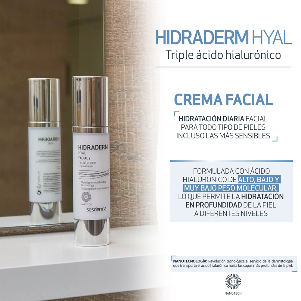 HIDRADERM HYAL CREMA HIDRATANTE FACIAL *50ML
