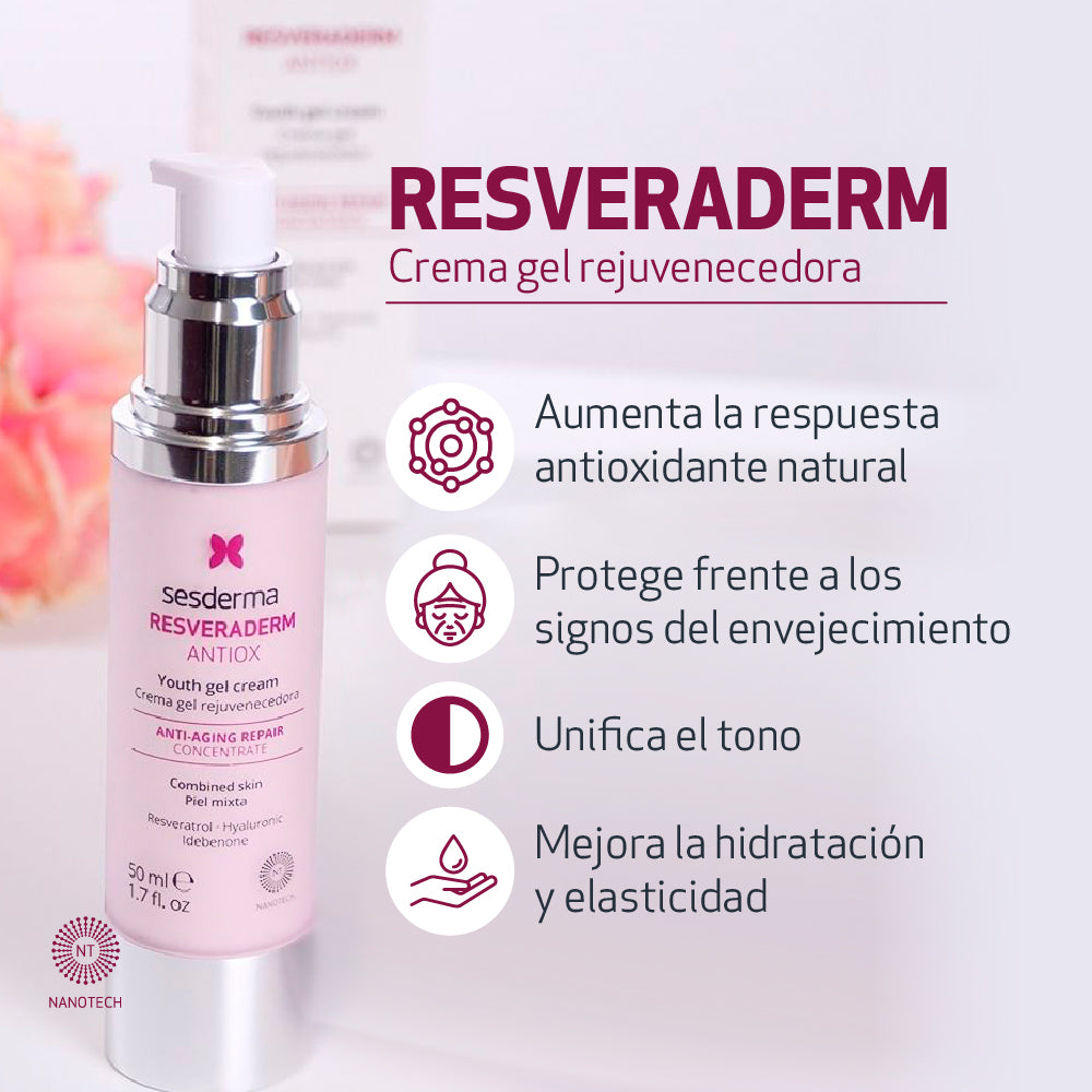 RESVERADERM ANTIOX CREMA GEL *50ML