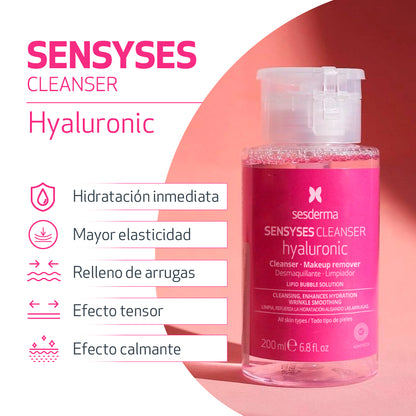 SENSYSES CLEANSER HYALURONIC DESMAQUILLANTE Y LIMPIADOR *200ML