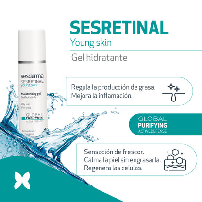 SESRETINAL YOUNG SKIN 0.1 GEL HIDRATANTE *50ML