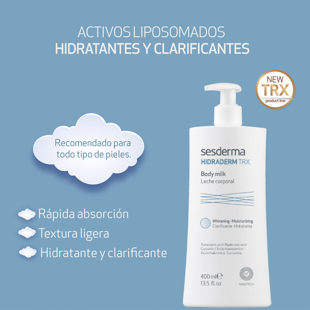 HIDRADERM TRX WHITENING LECHE CORPORAL *400ML