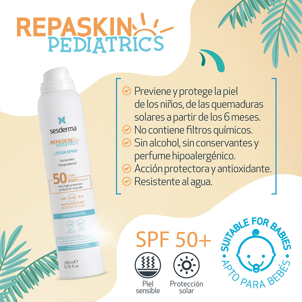 REPASKIN SPRAY PEDIATRIC BABY SPF50 *200ML