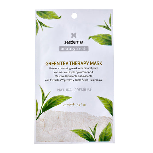 BEAUTY TREATS NATURAL PREMIUM GREEN TEA THERAPY MASK *25GR