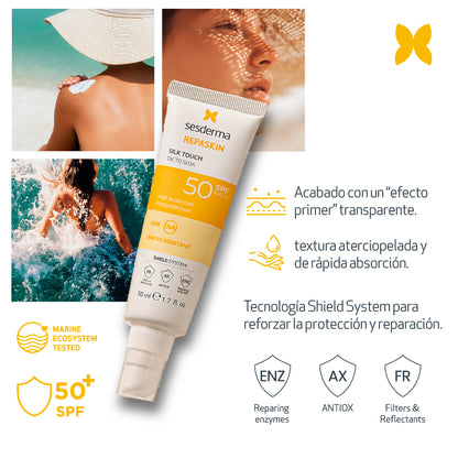 REPASKIN TACTO SEDA SPF50 *50ML