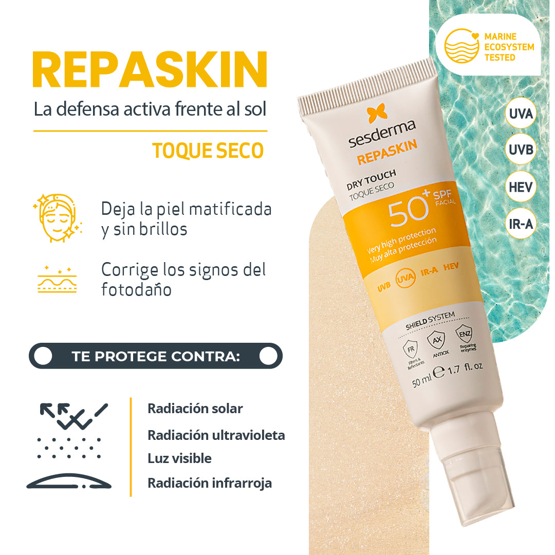 REPASKIN TOQUE SECO SPF50 *50ML