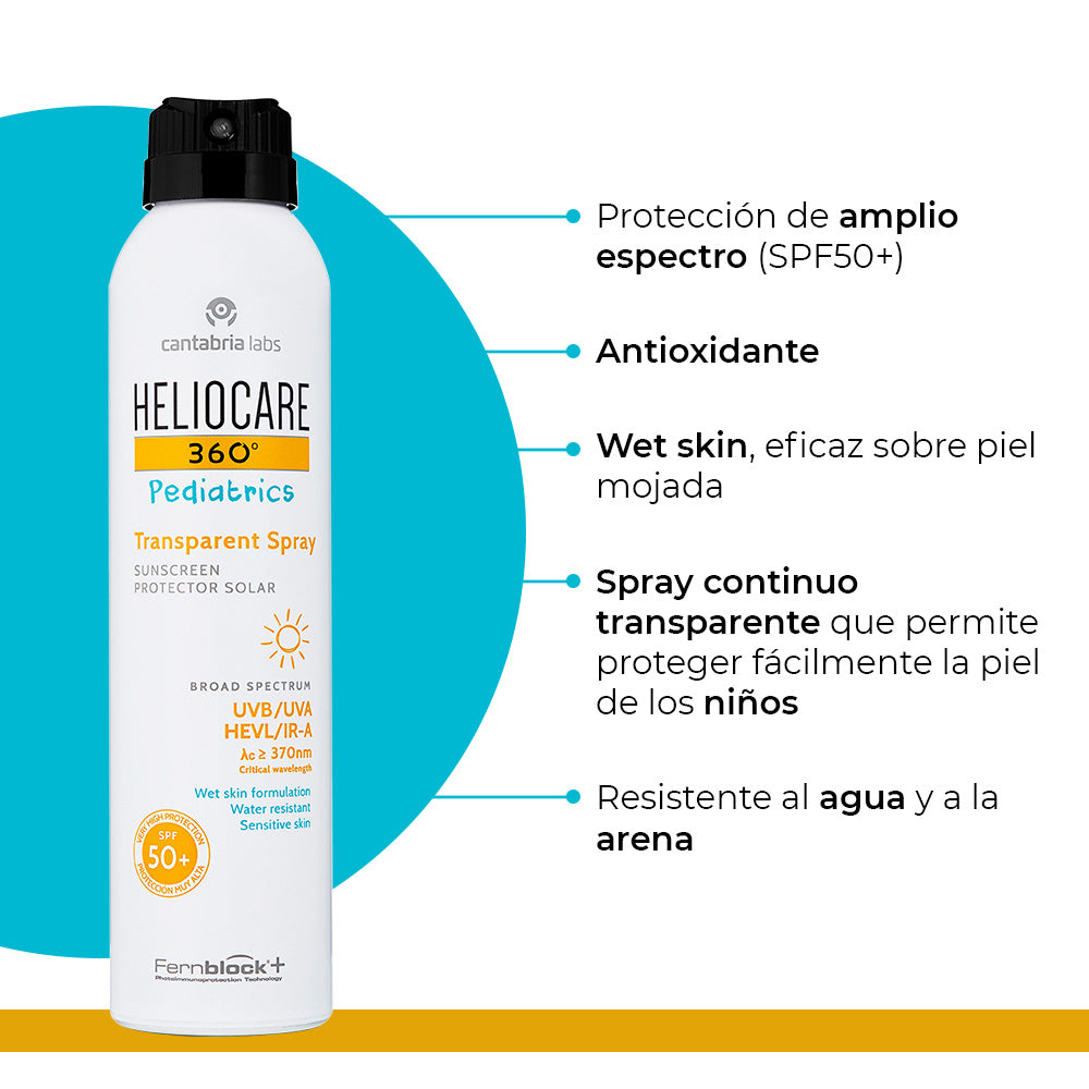 HELIOCARE 360º PEDIATRICS TRANSPARENT SPRAY *200ML