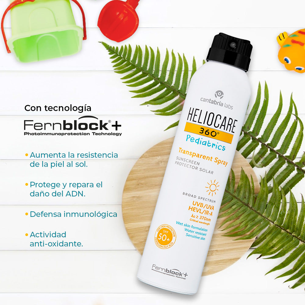 HELIOCARE 360º PEDIATRICS TRANSPARENT SPRAY *200ML