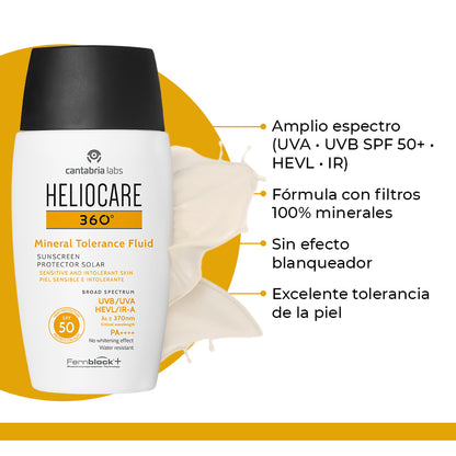 HELIOCARE 360º MINERAL TOLERANCE SPF50 *50