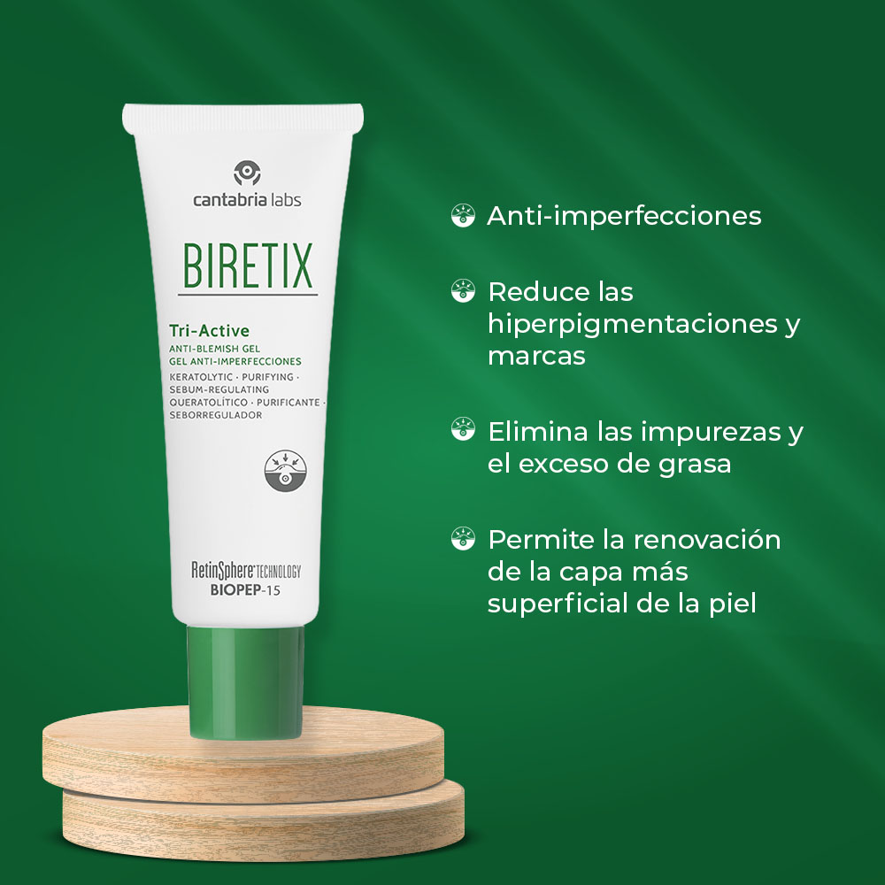 BIRETIX TRI-ACTIVE GEL ANTI-IMPERFECCIONES  *50ML