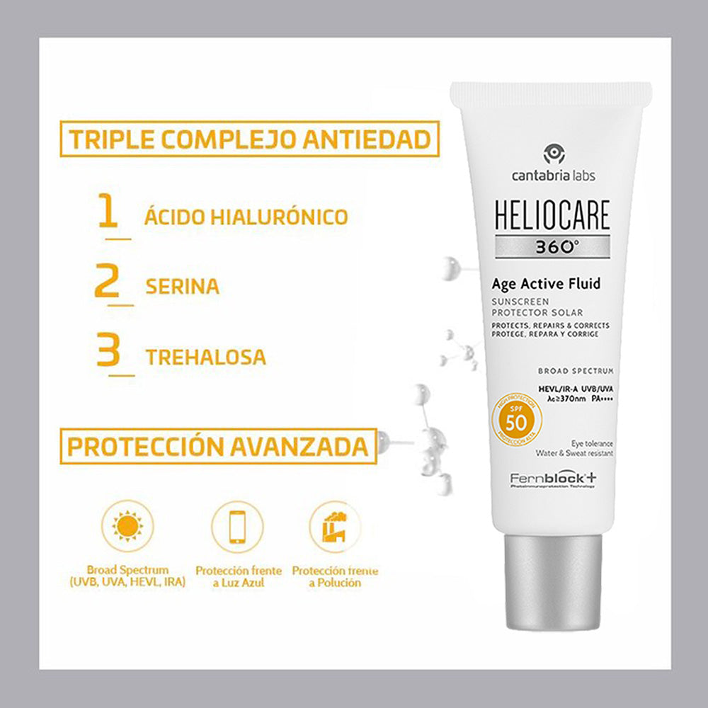 HELIOCARE 360° AGE ACTIVE FLUID SPF50+