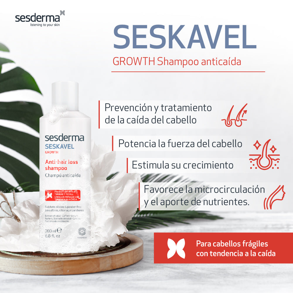 SESKAVEL SHAMPOO ANTICAIDA *200ML