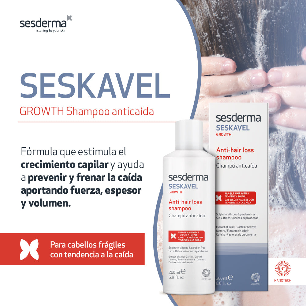 SESKAVEL SHAMPOO ANTICAIDA *200ML