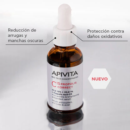APIVITA SUERO C15 PROPOLIS CORRECT *30ML