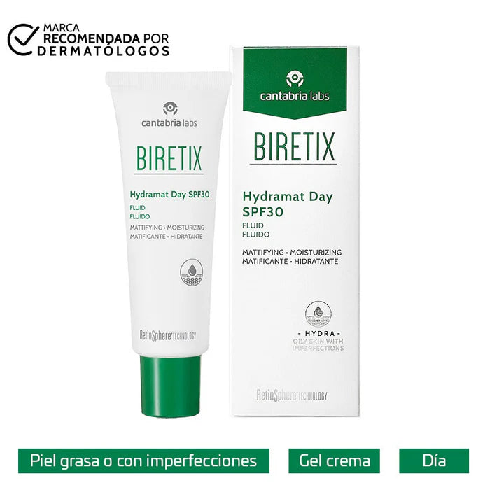 BIRETIX HYDRAMAT DAY SPF30 ANTI-IMPERFECCIONES *50ML