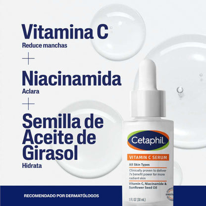 CETAPHIL SERUM FACIAL CON VITAMIN C *30ML
