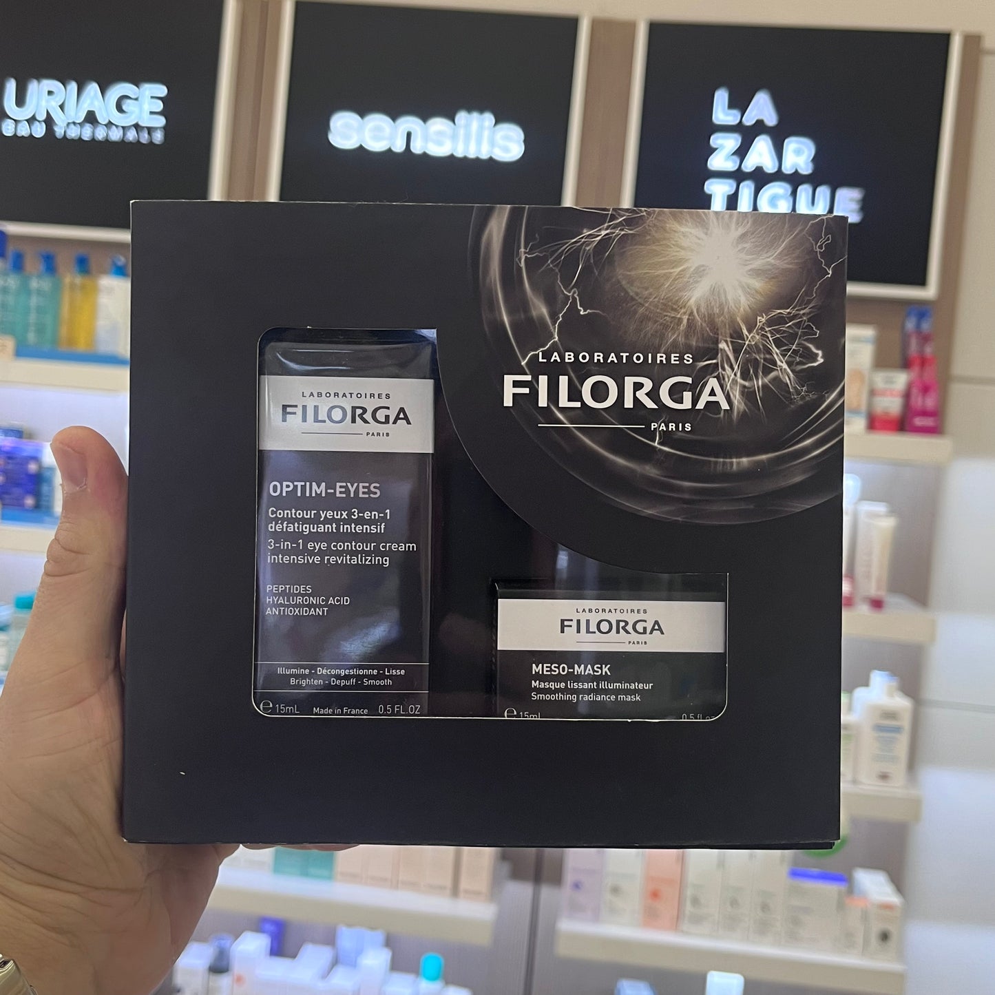 KIT FILORGA OPTIM EYES CONTORNO + MESO MASK ILUMINADORA (GRATIS)