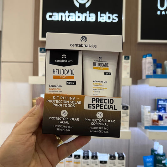 KIT HELIOCARE 360 SENSATION SPF50 + ADVANCED GEL SPF50 *100ML