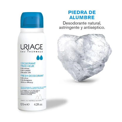 URIAGE DESODORANTE FRESH SPRAY *125ML