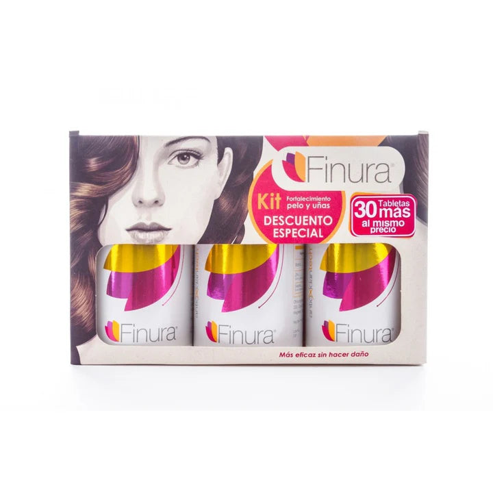 KIT FINURA TABLETAS *3 FRASCOS (3x2)