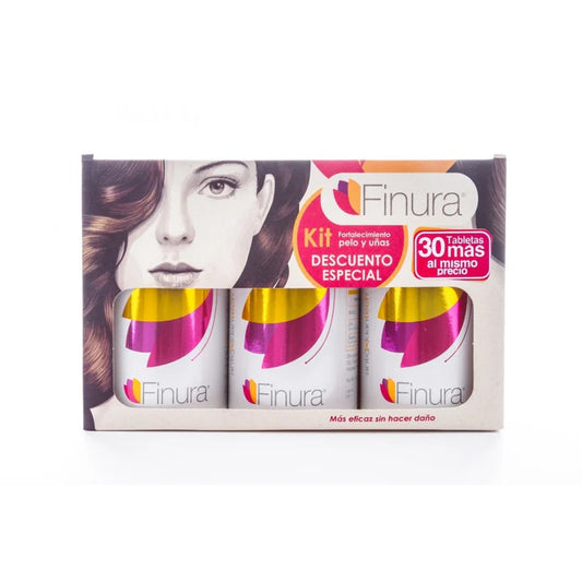 KIT FINURA TABLETAS *3 FRASCOS (3x2)